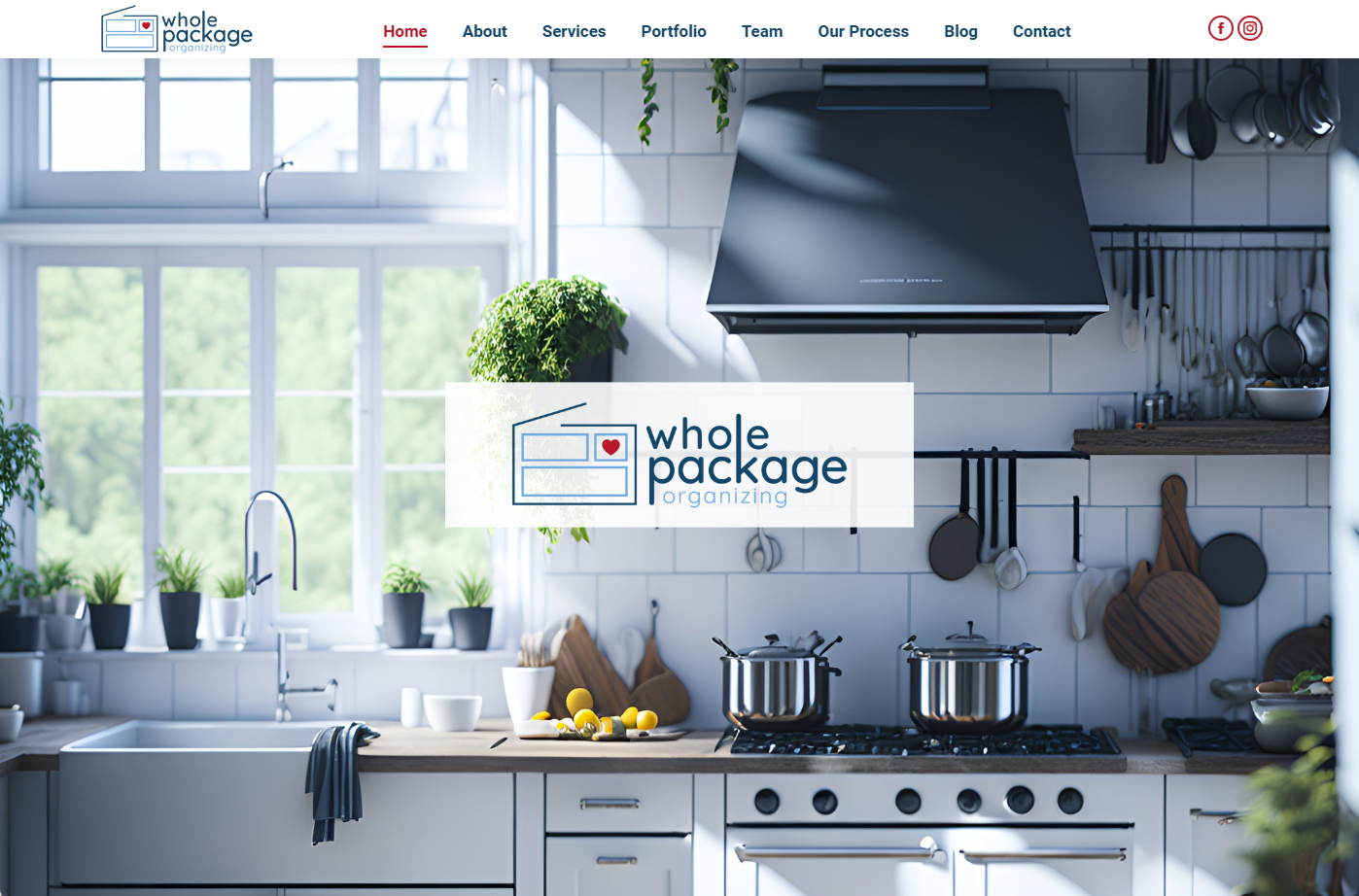 Whole Package Organizing Website